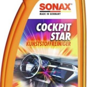 SONAX CockpitStar (750 ml) Cockpitreiniger reinigt und pflegt alle Kunststoffteile im Auto, antistatisch und staubabweisend