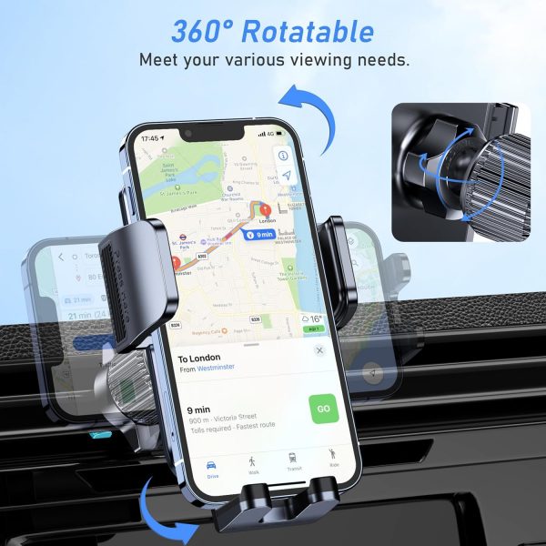 Blukar Handyhalterung Auto, Handyhalter für Lüftung – Bild 4