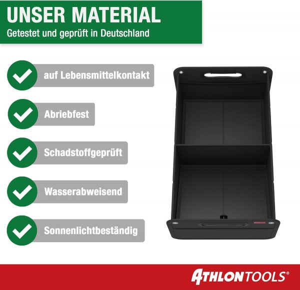 ATHLON TOOLS Faltbare Kofferraumtasche mit Anti-Rutsch-Klett – Bild 4