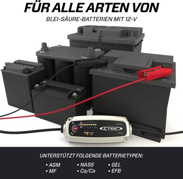 CTEK MXS Batterieladegerät 12V, Auto Und Motorrad – Bild 3