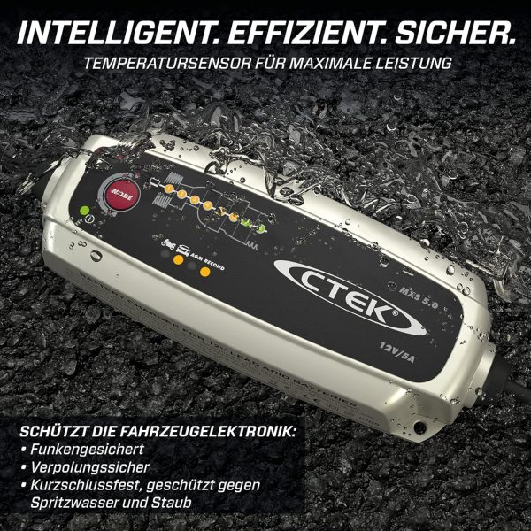 CTEK MXS Batterieladegerät 12V, Auto Und Motorrad – Bild 4