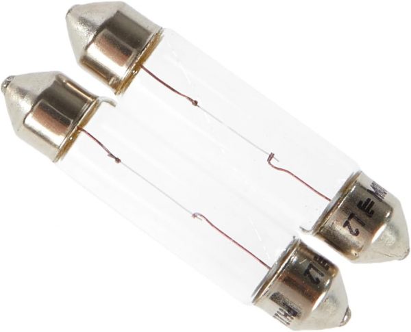 Philips 12866B2 Soffittenlampe C10W T10, 5 x 43, 2-er Blister, White – Bild 3