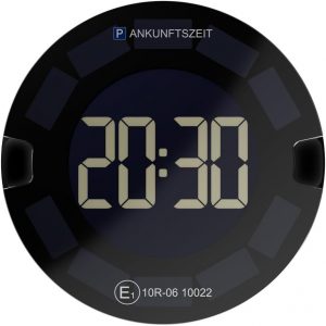 OOONO P-DISC 3 [New] - Elektronische Parkscheibe Solar mit Zulassung fürs Auto