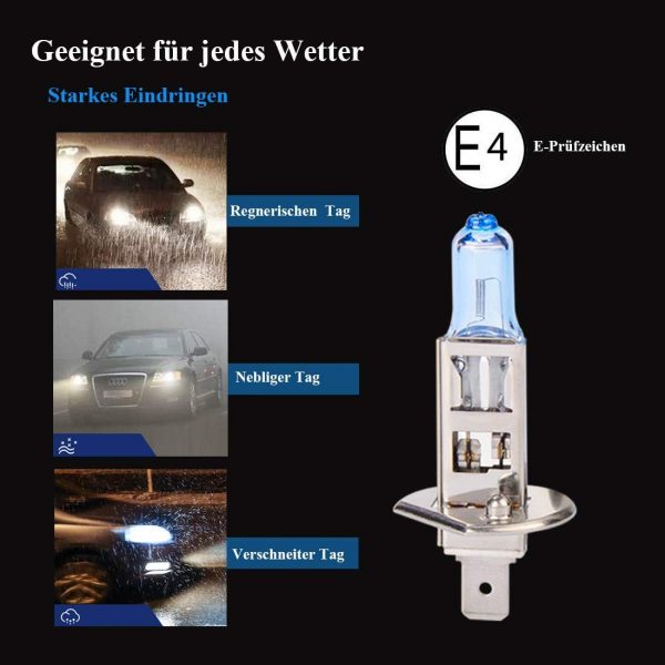 XELORD H1 Birne 12V 55W Autolampen, 2er Pack – Bild 5