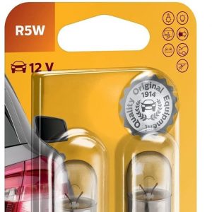Philips 12821B2 Vision R5W Signallampe, 2er Blister, 13.50x9.50x13.50
