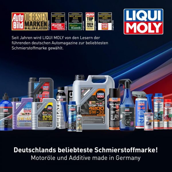 LIQUI MOLY Top Tec 4200 5W-30 New Generation | 1 L | Synthesetechnologie Motoröl | Art.-Nr.: 3706, farblos – Bild 4