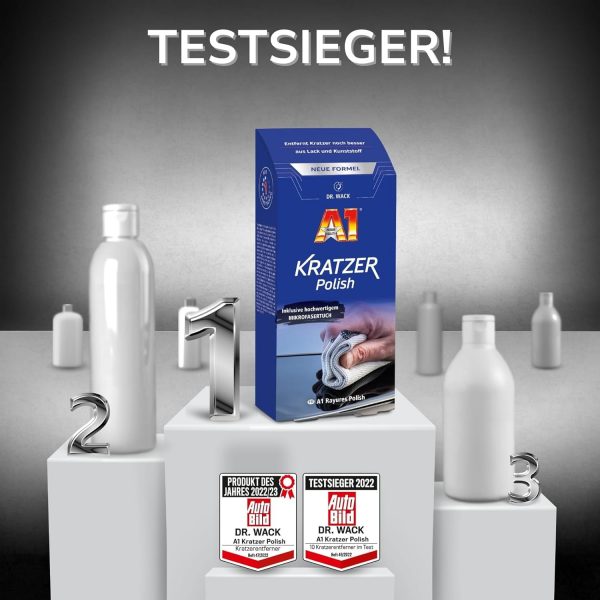 DR. WACK A1 Kratzer Polish 50ml + Mikrofasertuch - Polierpaste – Bild 4