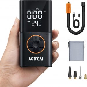 AstroAI Kabellose Elektrische Luftpumpe, Tragbar, Akku, LED-Licht