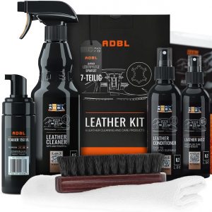 ADBL Lederpflegeset - Pflege, Balsam, Lederbürste, Zubehör