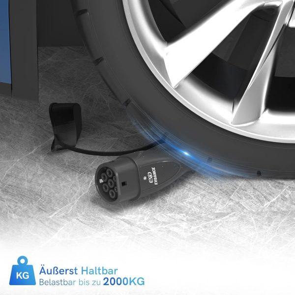 EVDANCE Typ 2 Ladekabel für EV, 22kW 32A 10m 3-Phasen – Bild 7