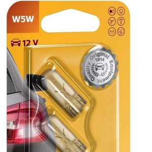 Philips 12961B2 Vision W5W Signallampe, 2er Blister, 13.50x9.50x13.50