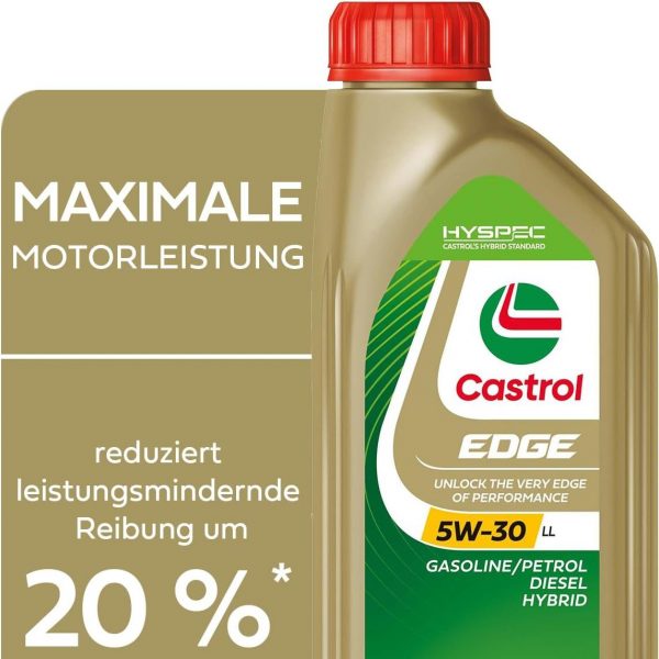 Castrol EDGE 5W-30 LL Longlife Motoröl, 1L