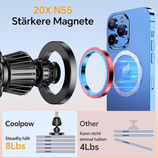 Coolpow Handyhalterung für Magsafe - 360° Drehbar – Bild 4