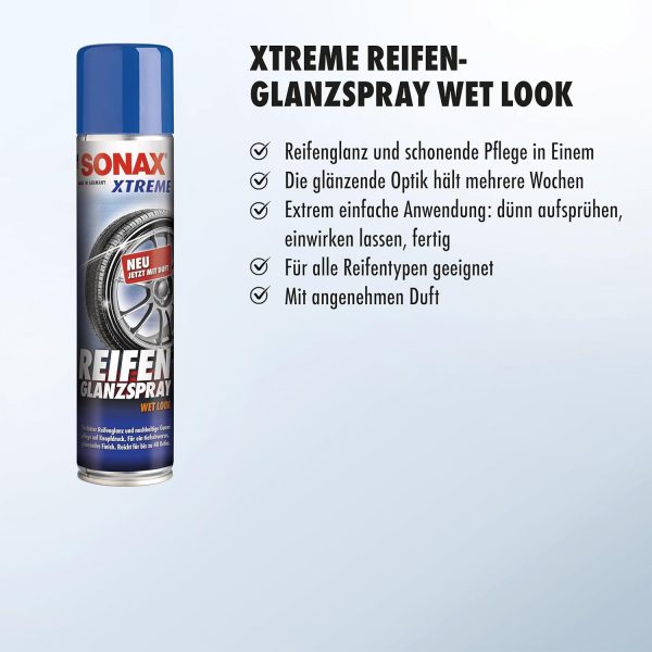 SONAX XTREME ReifenGlanzSpray Wet Look (400 ml) – Bild 4
