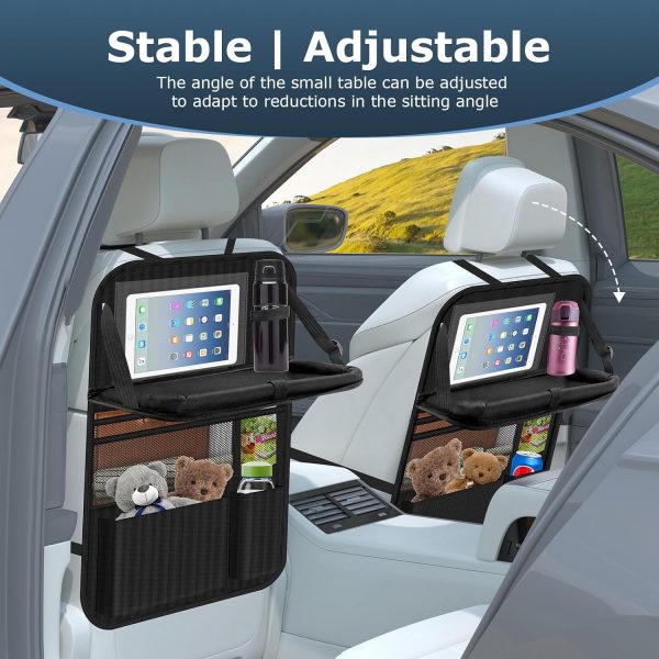 Oneyus Faltbarer Autositz Organizer mit Tablet- & Spielzeugfach – Bild 2
