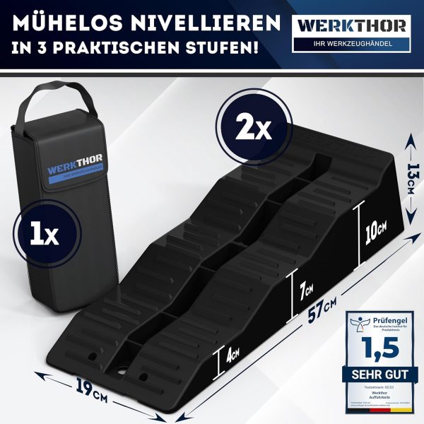 WERKTHOR Auffahrkeile für Wohnmobil - [2er Set] [<5t] – Bild 3