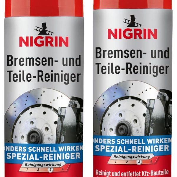 Nigrin Bremsenreiniger – 500 ml Spraydose, fettfrei