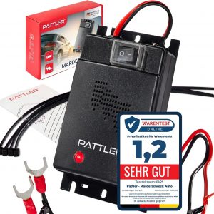 PATTLER® Marderschreck Auto - Marderabwehr mit Ultraschall. Anschluss an 12V Autobatterie