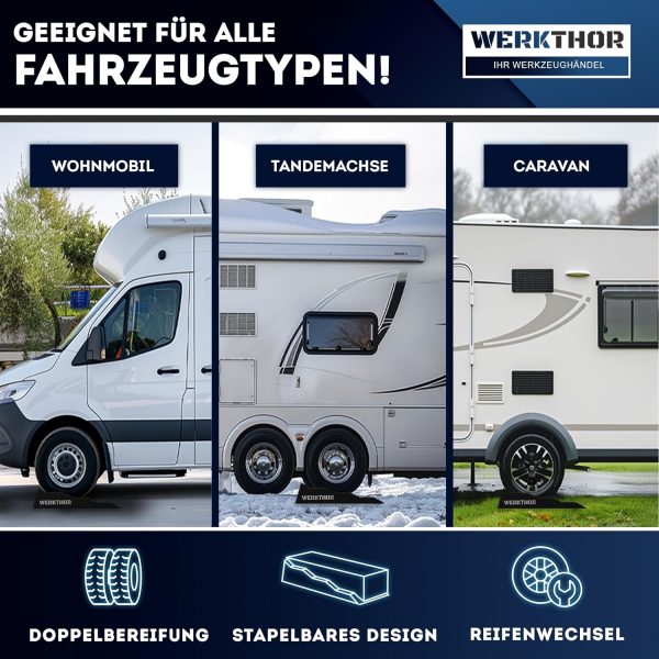 WERKTHOR Auffahrkeile für Wohnmobil - [2er Set] [<5t] – Bild 6
