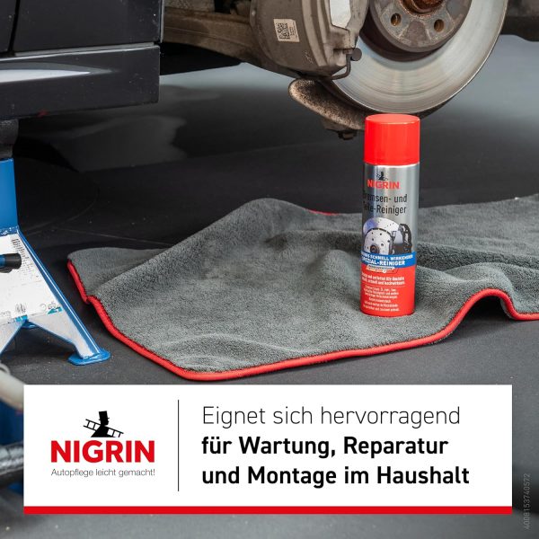 Nigrin Bremsenreiniger – 500 ml Spraydose, fettfrei – Bild 3