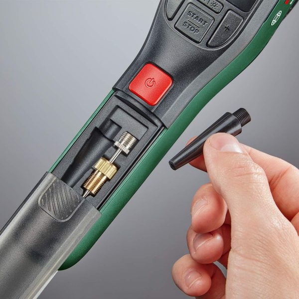 Bosch elektrische Luftpumpe/Mini Kompressor (3,0 Ah Akku, 3,6 Volt, Autostop-Funktion, 150 PSI, 10,3 bar, LED, wiederaufladbar) – Bild 5