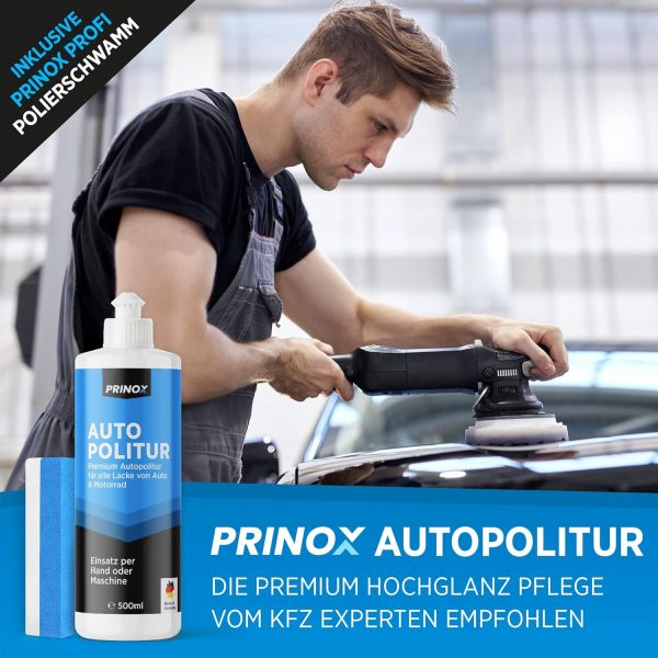 PRINOX Autopolitur – 500ml inkl. Polierschwamm – Bild 2