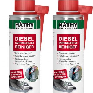 MATHY-DPF Partikelfilter Reiniger Diesel (2 x 300 ml) - hochwirksamer DPF Reiniger