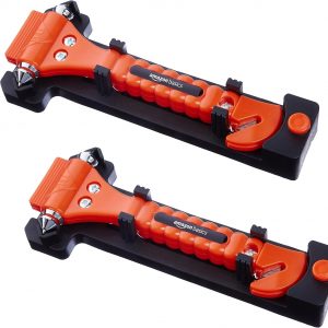 Notfall-Gurtschneider und Fensterhammer, 2er-Pack