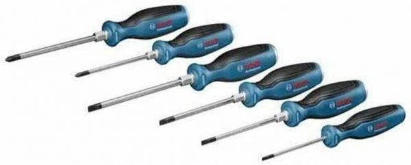 Bosch Professional Schraubendreher Set 6 tlg. (Kreuz- und Schlitzschraubenzieher) – Bild 2