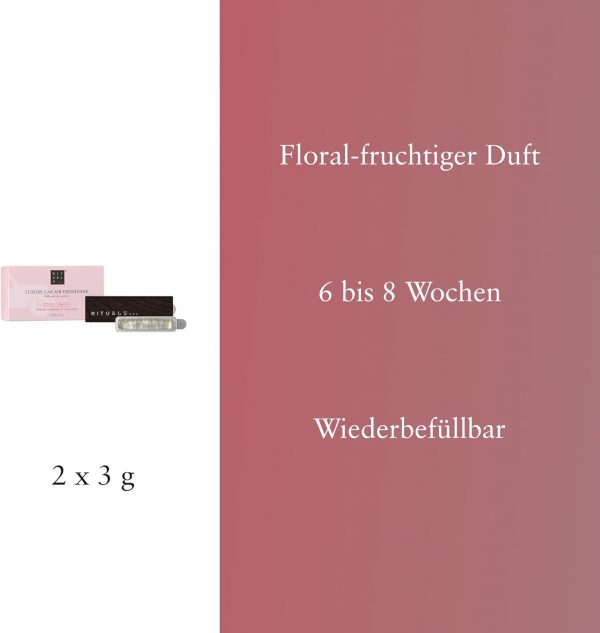 RITUALS Parfüm Sakura Auto Lufterfrischer – Duft mit Kirschblüten und Reismilch – Bild 3