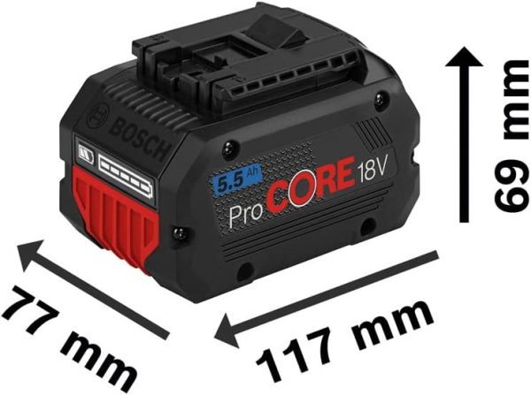 Bosch Professional 18V Akku 5.5Ah ProCORE18V – Bild 2