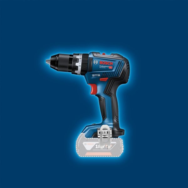 Bosch Professional 18V System Akku Schlagbohrschrauber GSB 18V-55Nm – Bild 4
