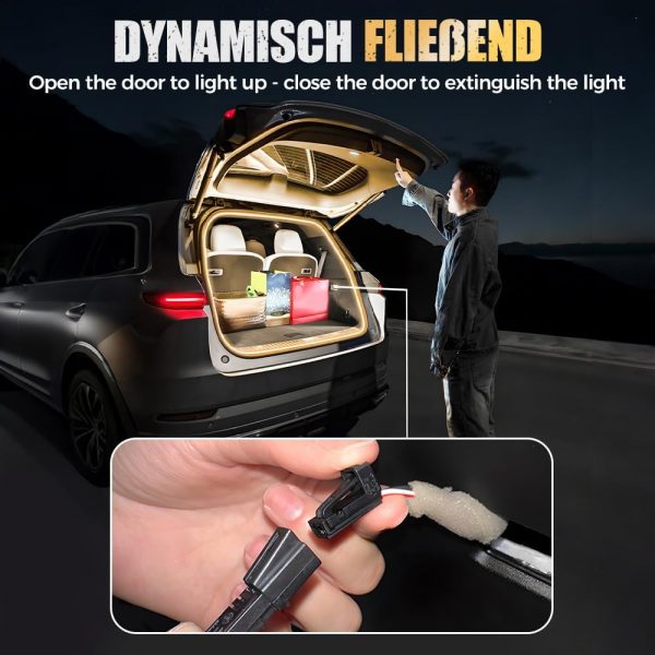 Czerio Dynamic Flowing Car Trunk Light Strip, Kofferraum Beleuchtung – Bild 7