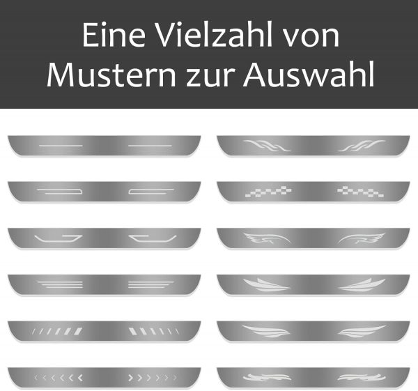 LED-Induktionslicht Einstiegsleisten Personalisiertes Willkommenslicht – Bild 3