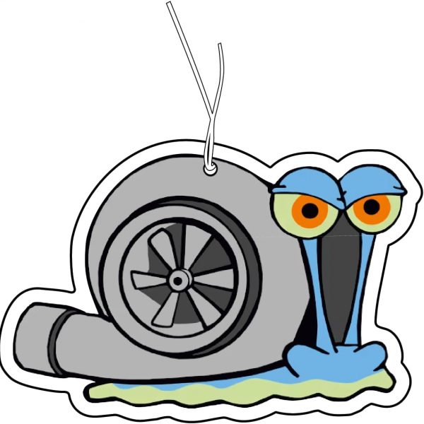 2x Duftbaum mit TURBO-SCHNECKE Motiv