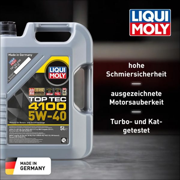 LIQUI MOLY Top Tec 4100 5W-40 | 5 L – Bild 2