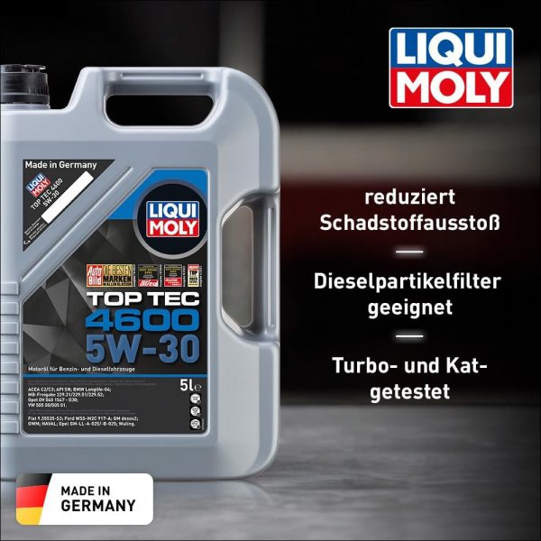 LIQUI MOLY Top Tec 4600 5W-30 | 5L – Bild 2