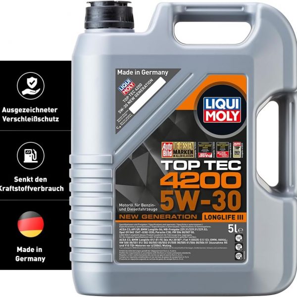LIQUI MOLY Top Tec 4200 5W-30 New Generation | 5 L
