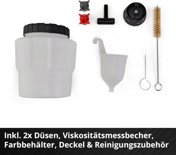 Einhell Akku-Farbsprühsystem TC-SY 18/60 Li-Solo Power X-Change – Bild 6