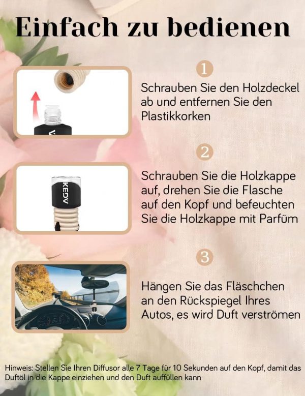 IKEDA Auto Duft Lufterfrischer Neuwagenduft – Bild 3