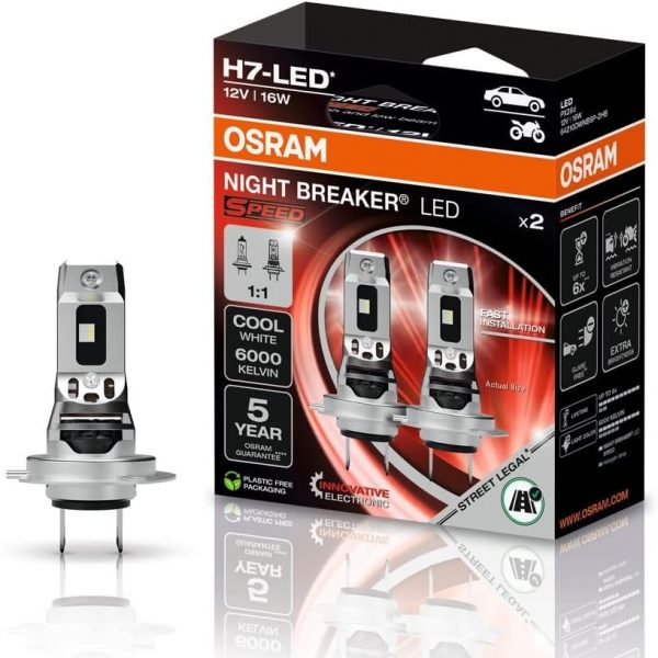 Osram NIGHT BREAKER LED SPEED H7, LED-Fern- und Abblendlicht