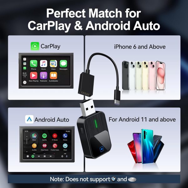 Febotak Wireless CarPlay Adapter, Upgrade von Wired CarPlay auf Wireless – Bild 6