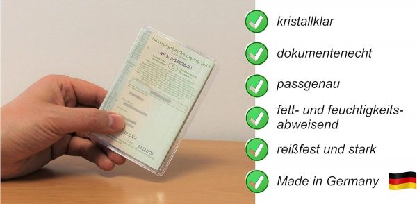 Frentree® Fahrzeugschein Hülle für KFZ Schein – Bild 2
