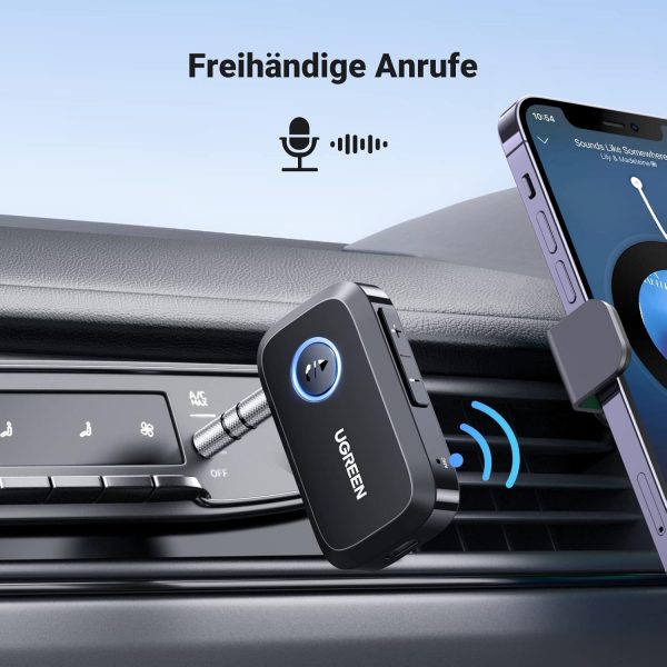 UGREEN Aux Bluetooth Adapter Auto Klinke Bluetooth 5.4 – Bild 2