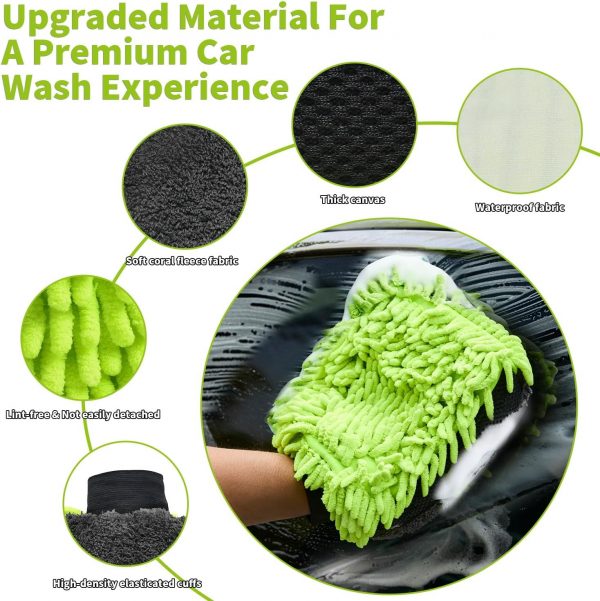 DU Life Mikrofase Auto-Waschhandschuh 2 Stück – Bild 5