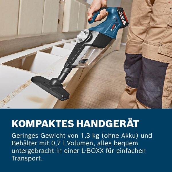 Bosch Professional 18V System Akku Handstaubsauger – Bild 4