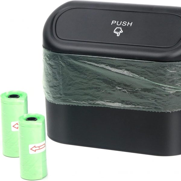 Einesin Mini Auto-Mülleimer mit 40 Müllsäcken