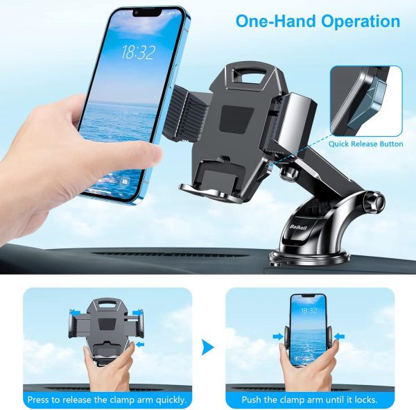 Beikell Handyhalterung Auto, 360° Drehbar – Bild 5