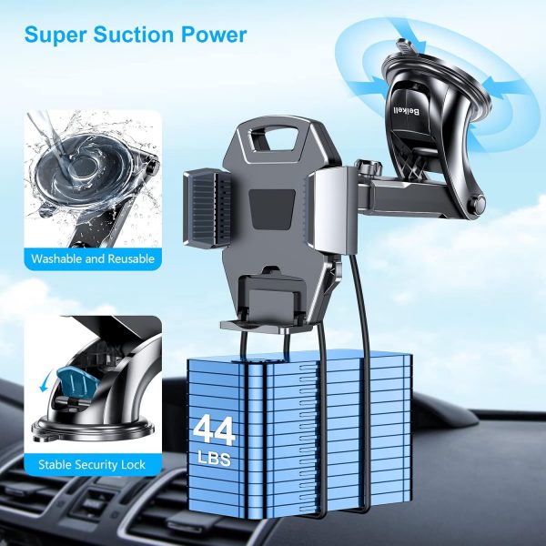 Beikell Handyhalterung Auto, 360° Drehbar – Bild 4