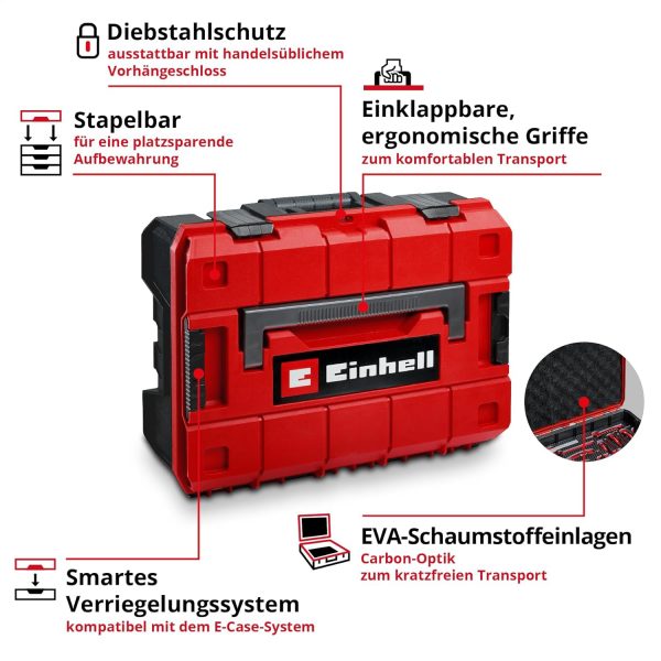 Original Einhell E-CASE 80-tlg. Werkzeugkoffer – Bild 3